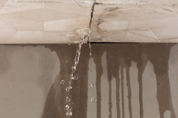 Professional Burst Pipe Cleanup technician working in Taft, TX